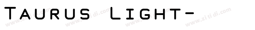 Taurus Light字体转换